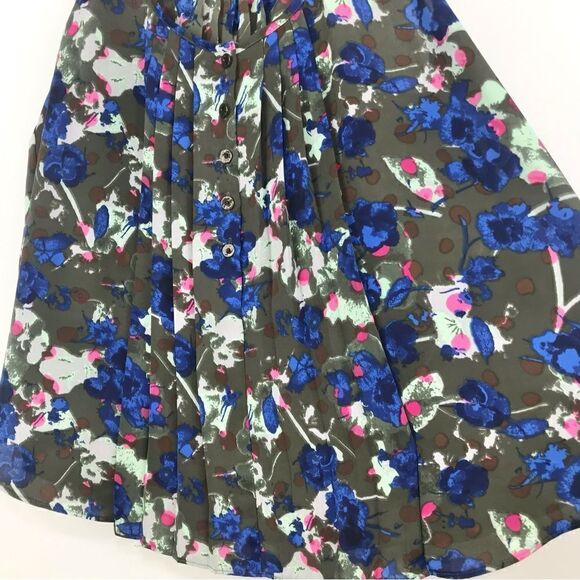 RACHEL Rachel Roy Floral Halter Cut Tank Blouse - Picture 8 of 10